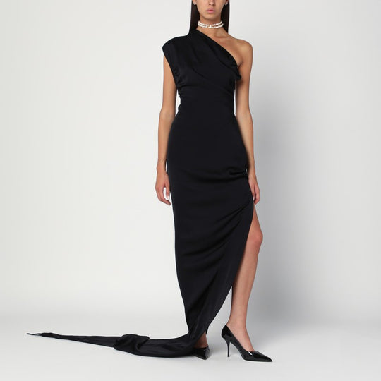 Long Black Andreas Dress