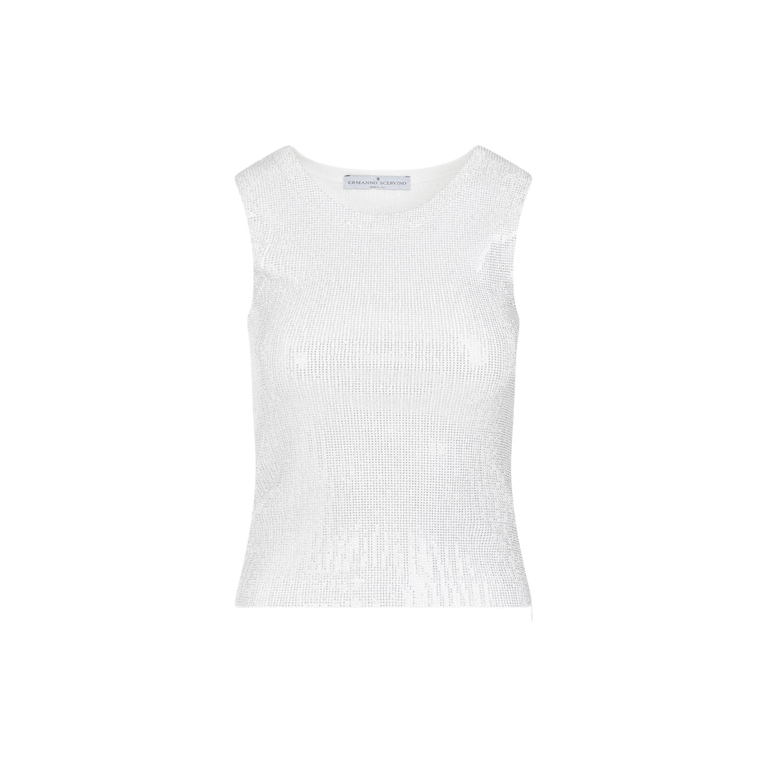 Ermanno Scervino Vests & tanks - Metallic | 3e581097f57f6e5f790580df82cbcd79d6f256ac