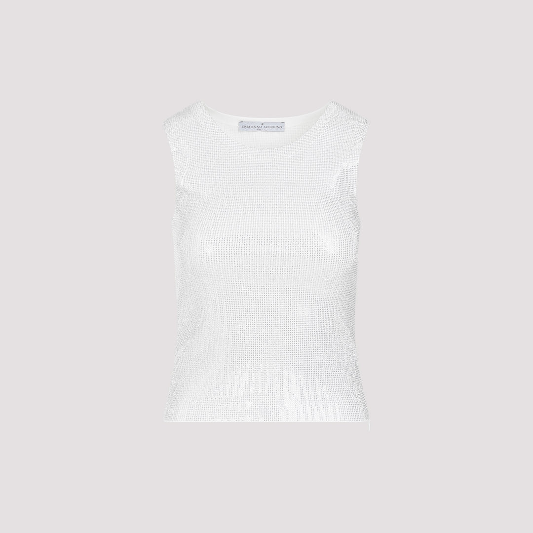 Ermanno Scervino Vests & tanks - Metallic | cd8aaa098ba23b936ae5a1776dae7c3d1de60095