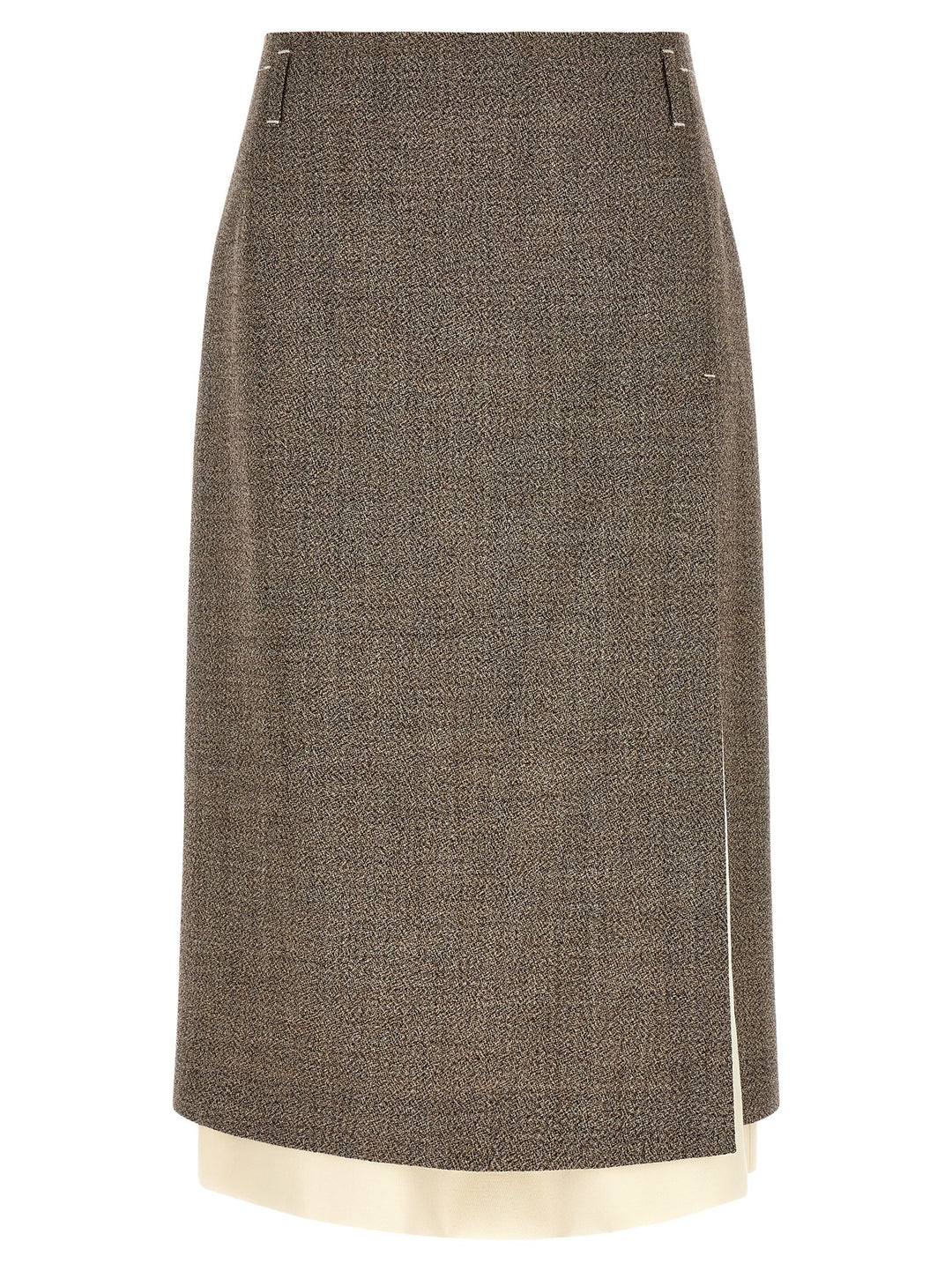 Tela Multi-Layer Hem Skirt Skirts - Beige | a4543f77664dd0282ca3fed6c5164aeae1f7d697