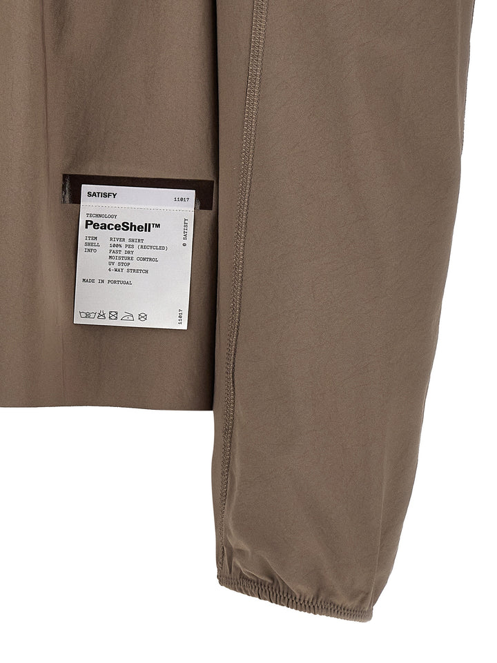 Satisfy Peaceshell™ River Shirt and Blouse - Brown | 5c72a819f7e55ecfc1169ffc89a53a9caf9e2209