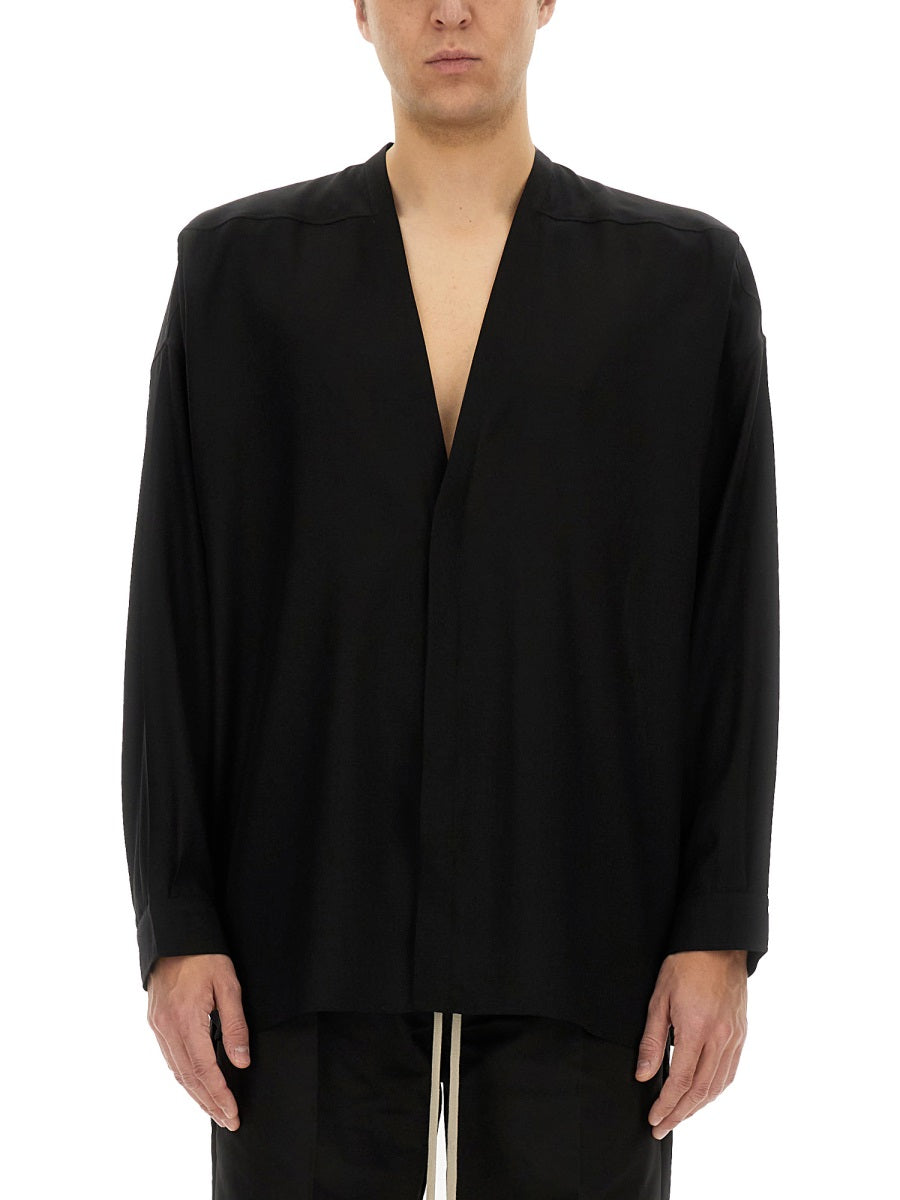 Rick Owens Shirts - Black | Wanan Luxury