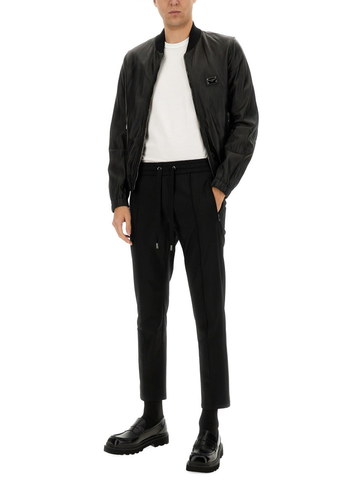 Dolce & Gabbana Leather Jackets - Black | Wanan Luxury