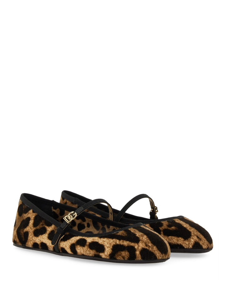 Dolce & Gabbana Flat Shoes - Animal Print | Wanan Luxury