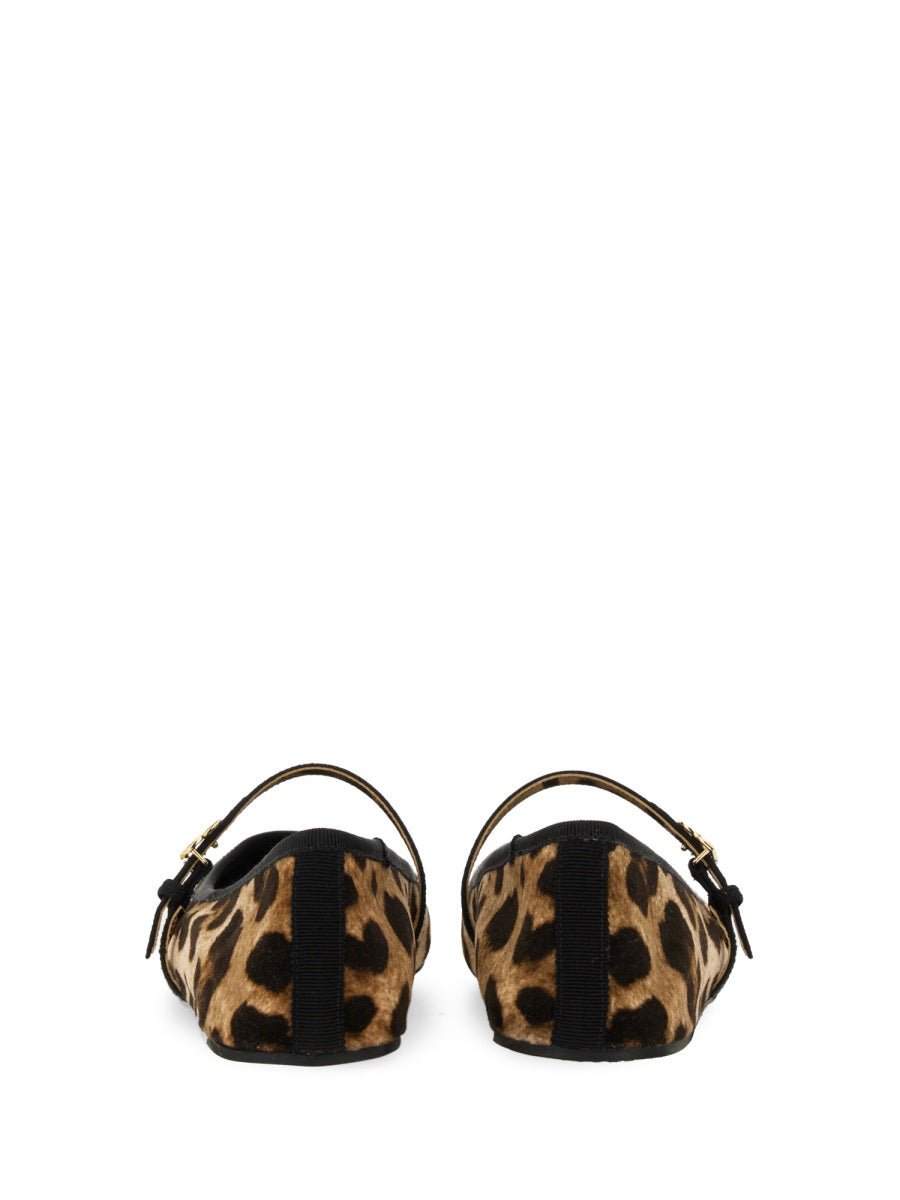 Dolce & Gabbana Flat Shoes - Animal Print | Wanan Luxury