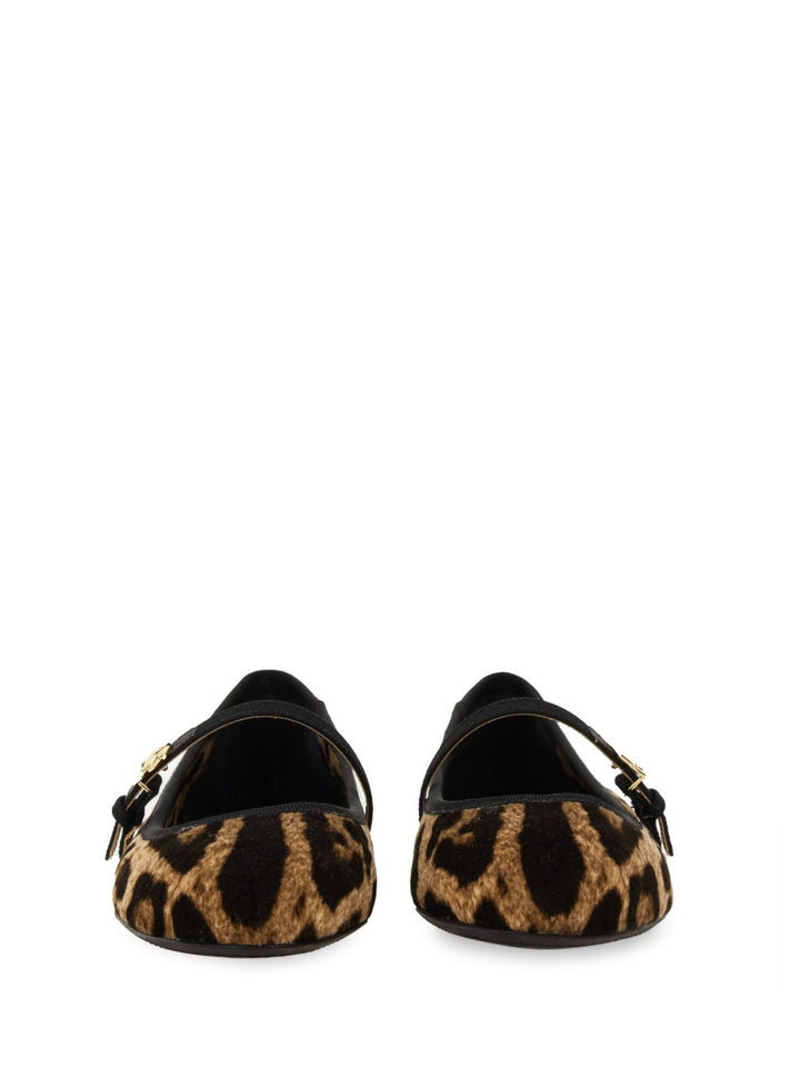 Dolce & Gabbana Flat Shoes - Animal Print | Wanan Luxury