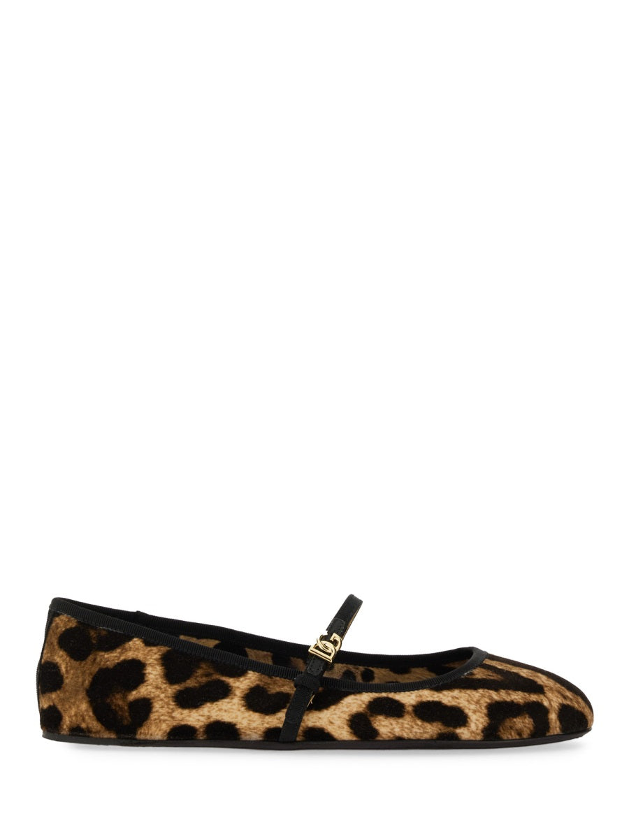 Dolce & Gabbana Flat Shoes - Animal Print | Wanan Luxury