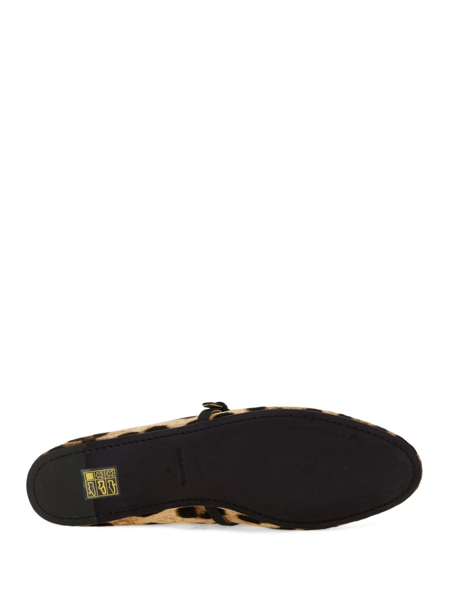 Dolce & Gabbana Flat Shoes - Animal Print | Wanan Luxury