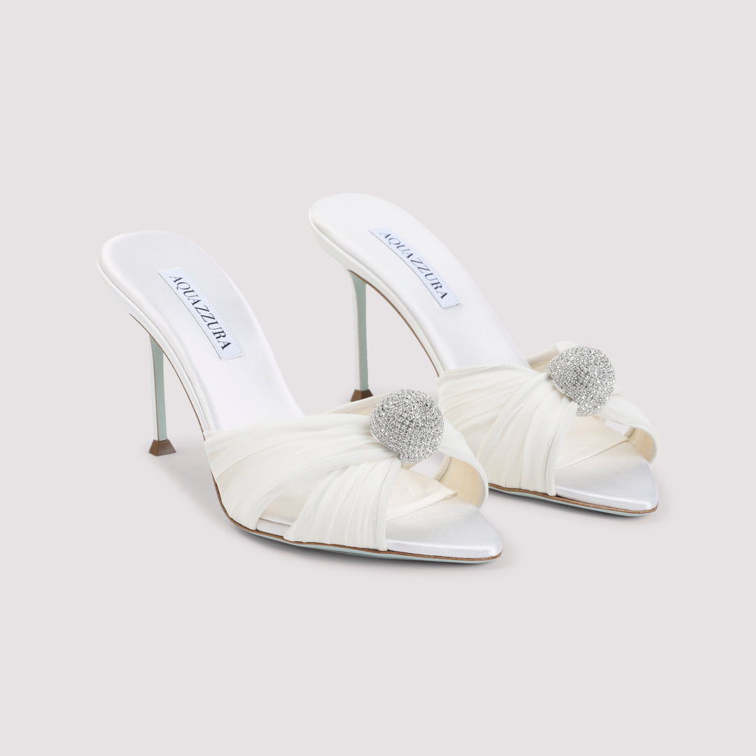 Aquazzura Mules - White | f93d0d0e43ddd33c30ecd642d2a9d425d1c02ab6