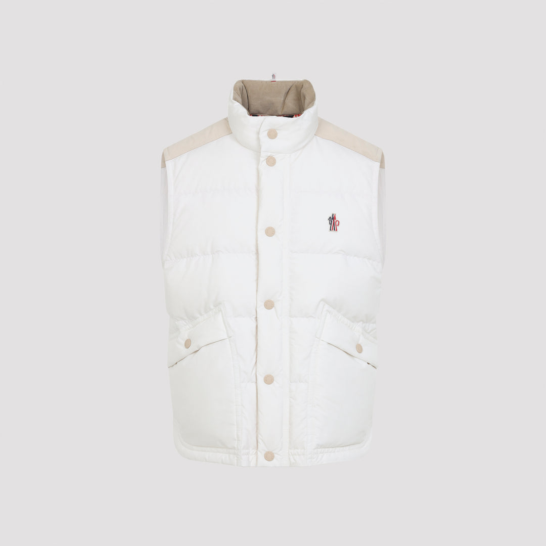 Moncler Grenoble Gilet - White | 532c2f831cf2fade2a6fbc32eeda80612a091e55