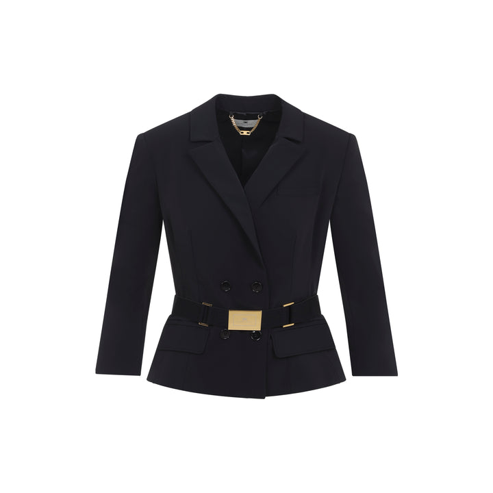 Elisabetta Franchi Jackets - Black | af448b051ef5bce45b41f9d2fdfd493c90ddd59b