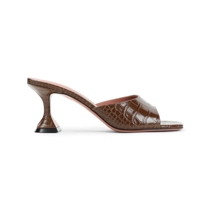 Amina Muaddi Mules - Brown | 18079ce6cfc8b86298fc52067370a4cdc7d9cf6e
