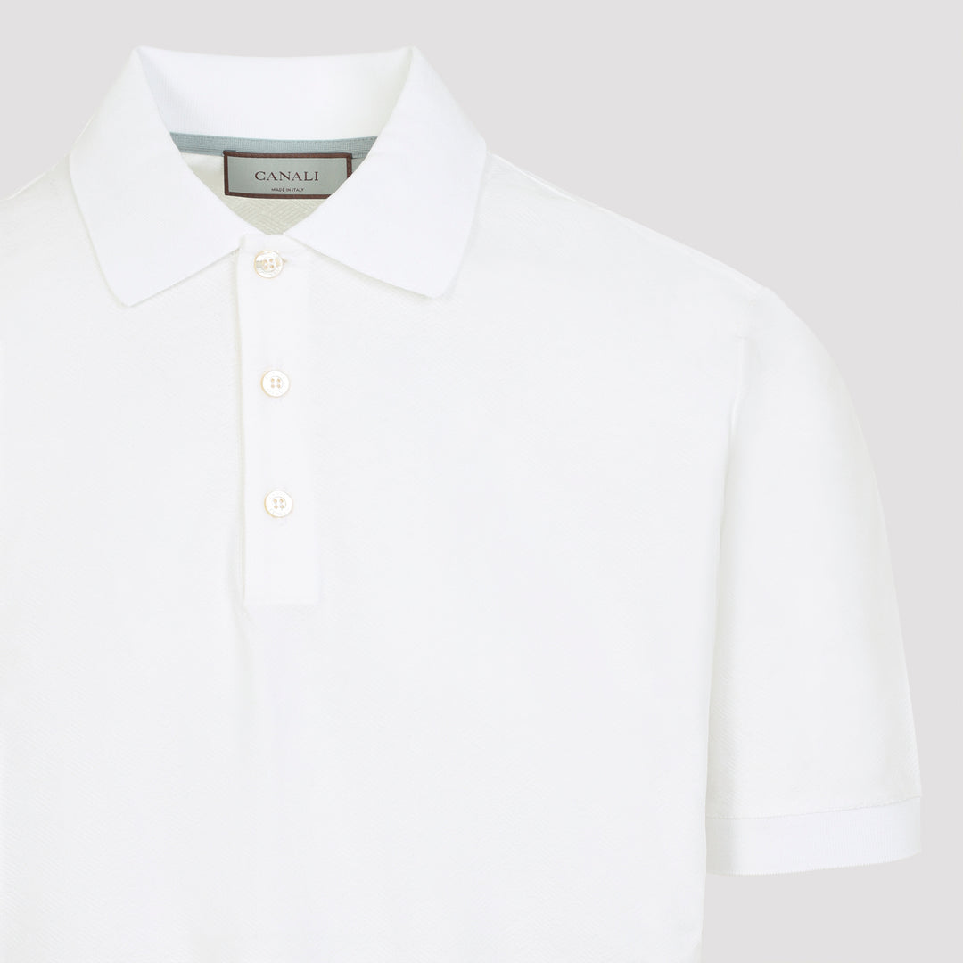 Canali T-shirts - White | 8075fabefd7467ac1441abc6ebca0dfb2ddb526d