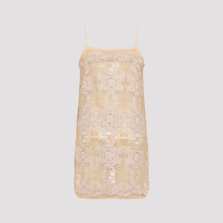 Ermanno Scervino Mini dresses - Nude & Neutrals | 94383def746ba4d7f24e3cc94318eaf2d95de9c1