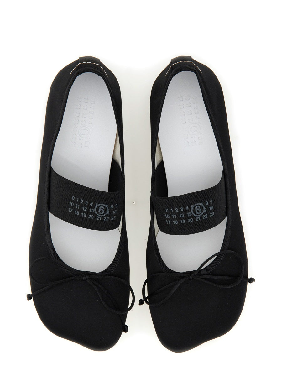MM6 Maison Margiela Flat Shoes - Black | Wanan Luxury