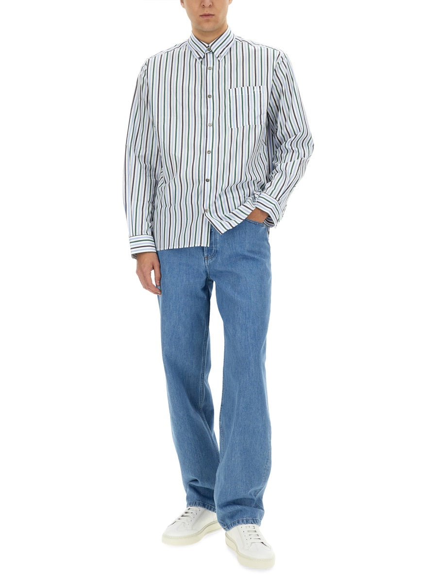 A.P.C. Shirts - Blue | Wanan Luxury