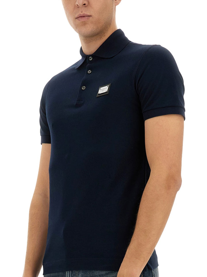 Dolce & Gabbana Polo - Blue | Wanan Luxury