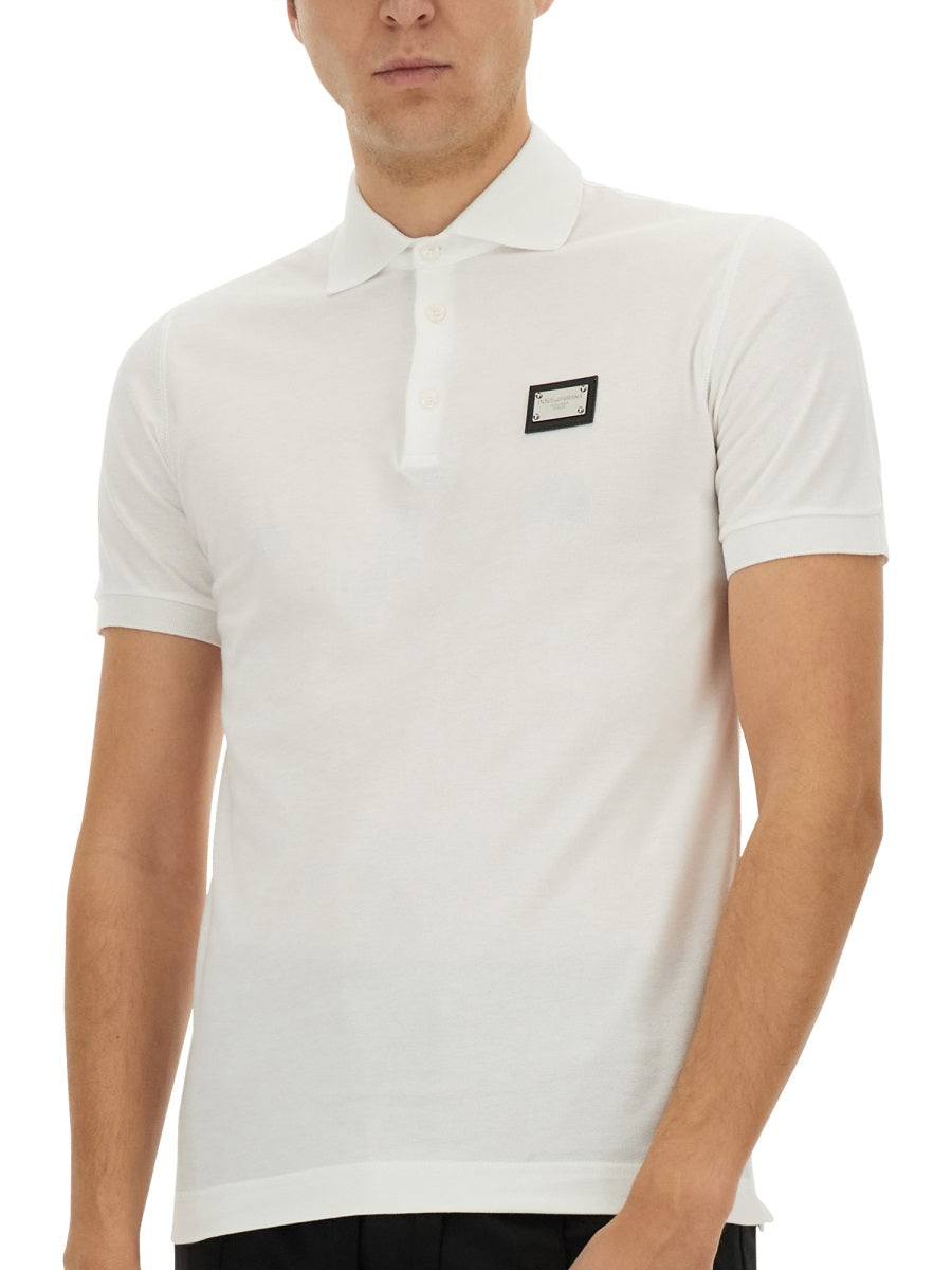 Dolce & Gabbana Polo - White | Wanan Luxury