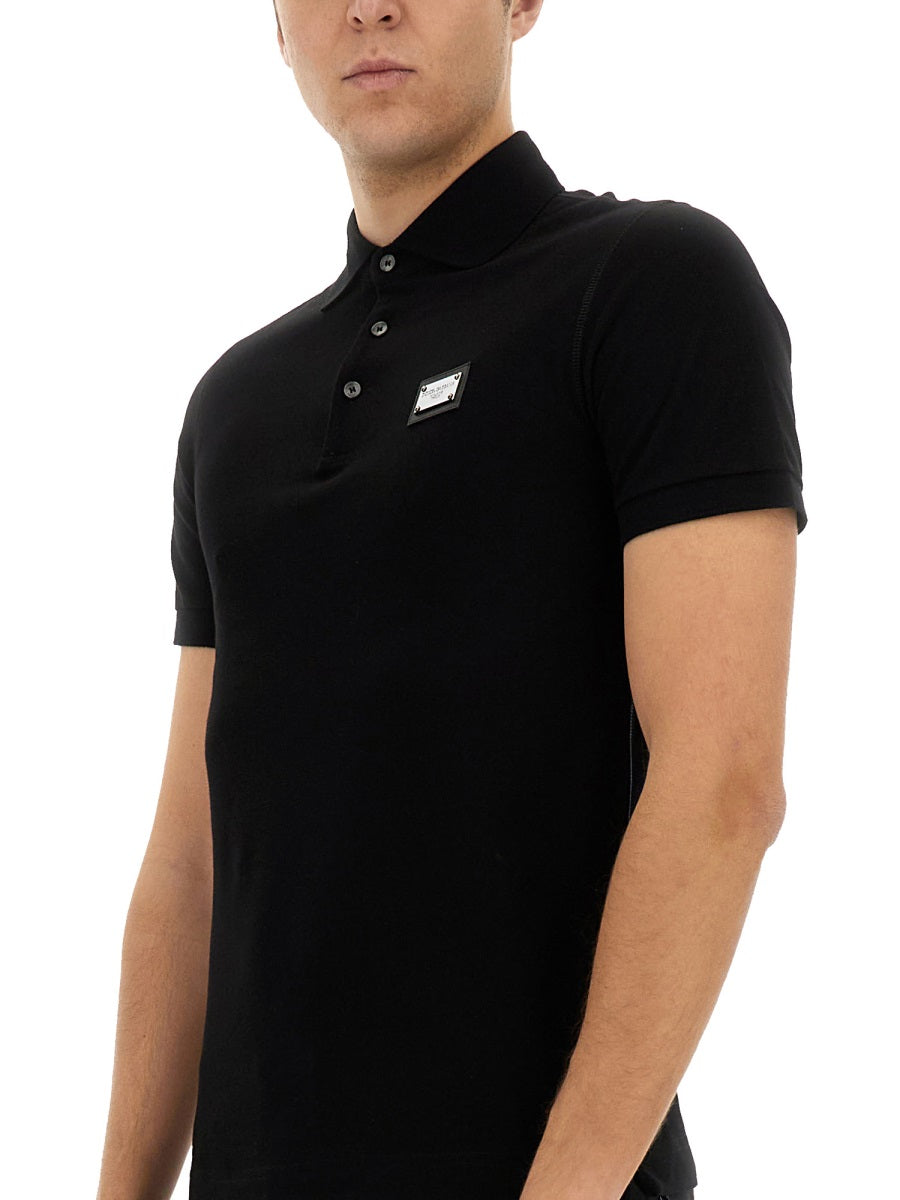 Dolce & Gabbana Polo - Black | Wanan Luxury