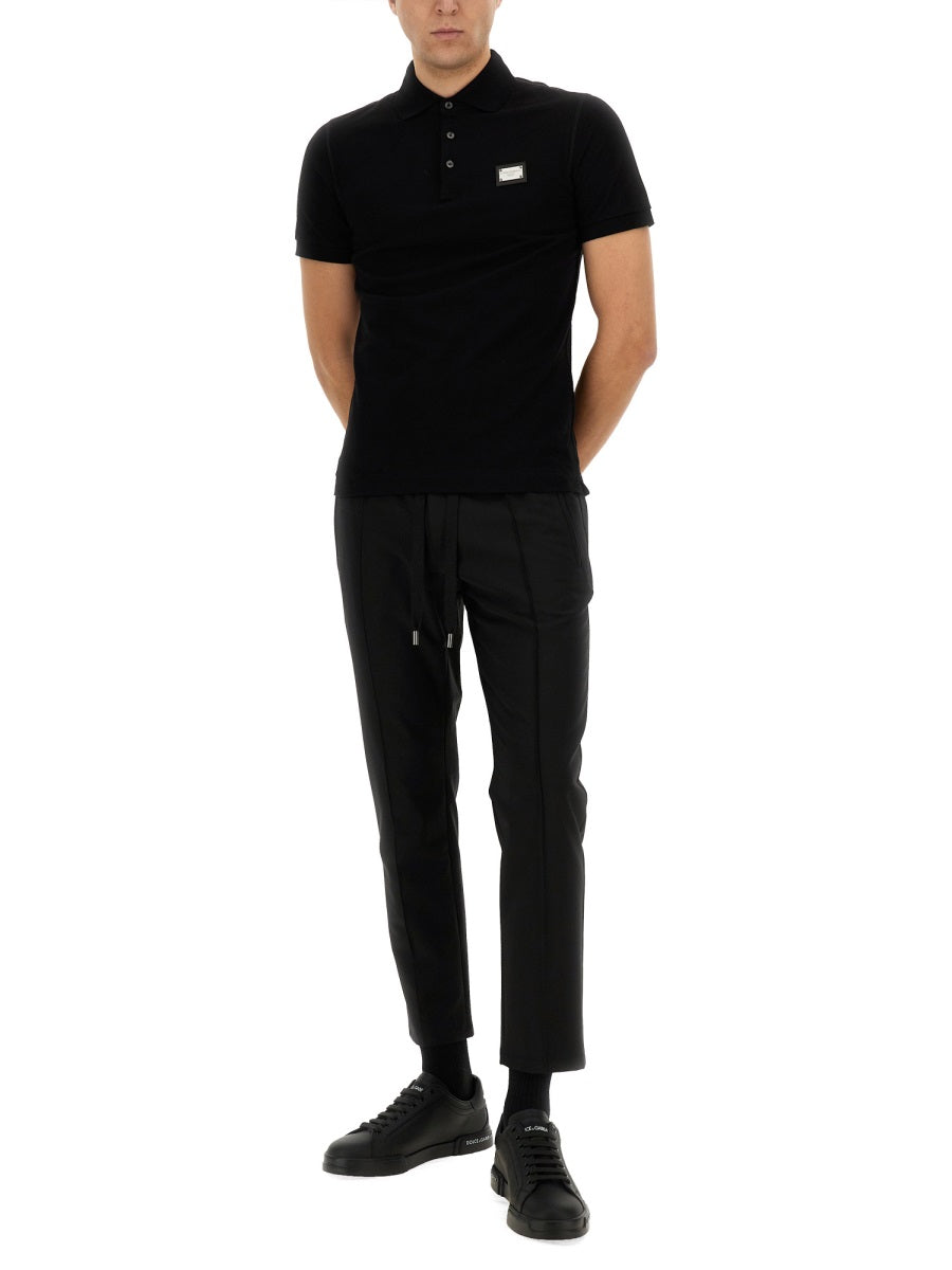 Dolce & Gabbana Polo - Black | Wanan Luxury