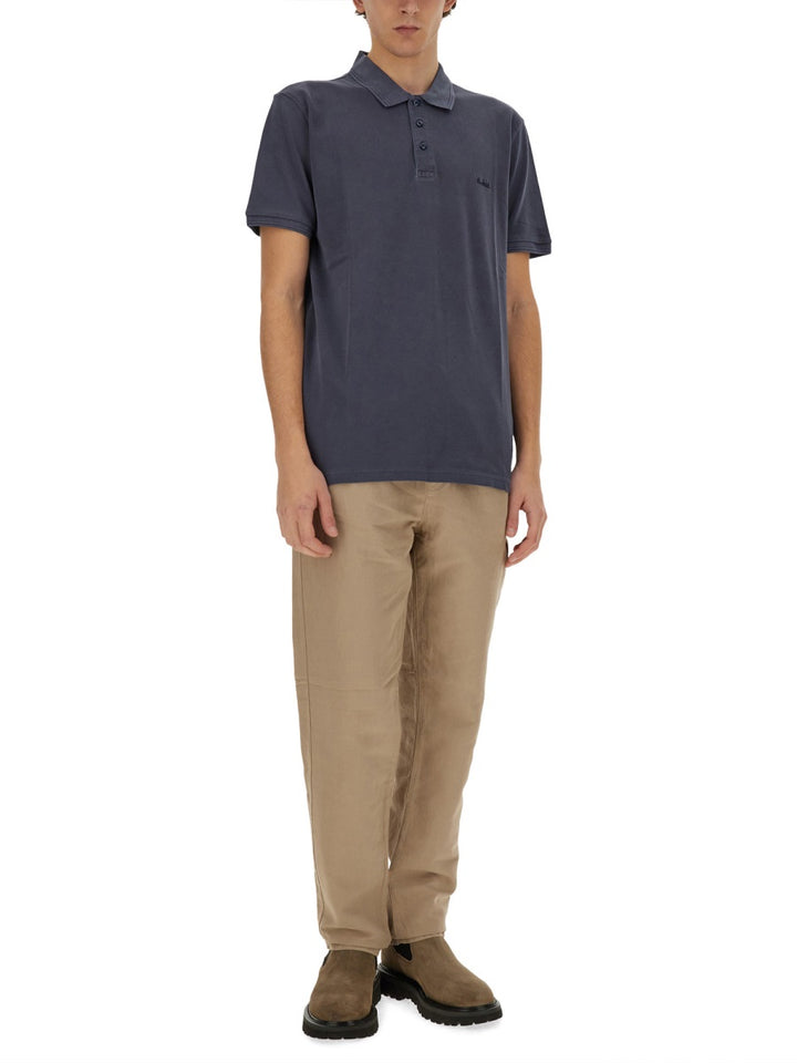 Woolrich Polo - Blue | Wanan Luxury