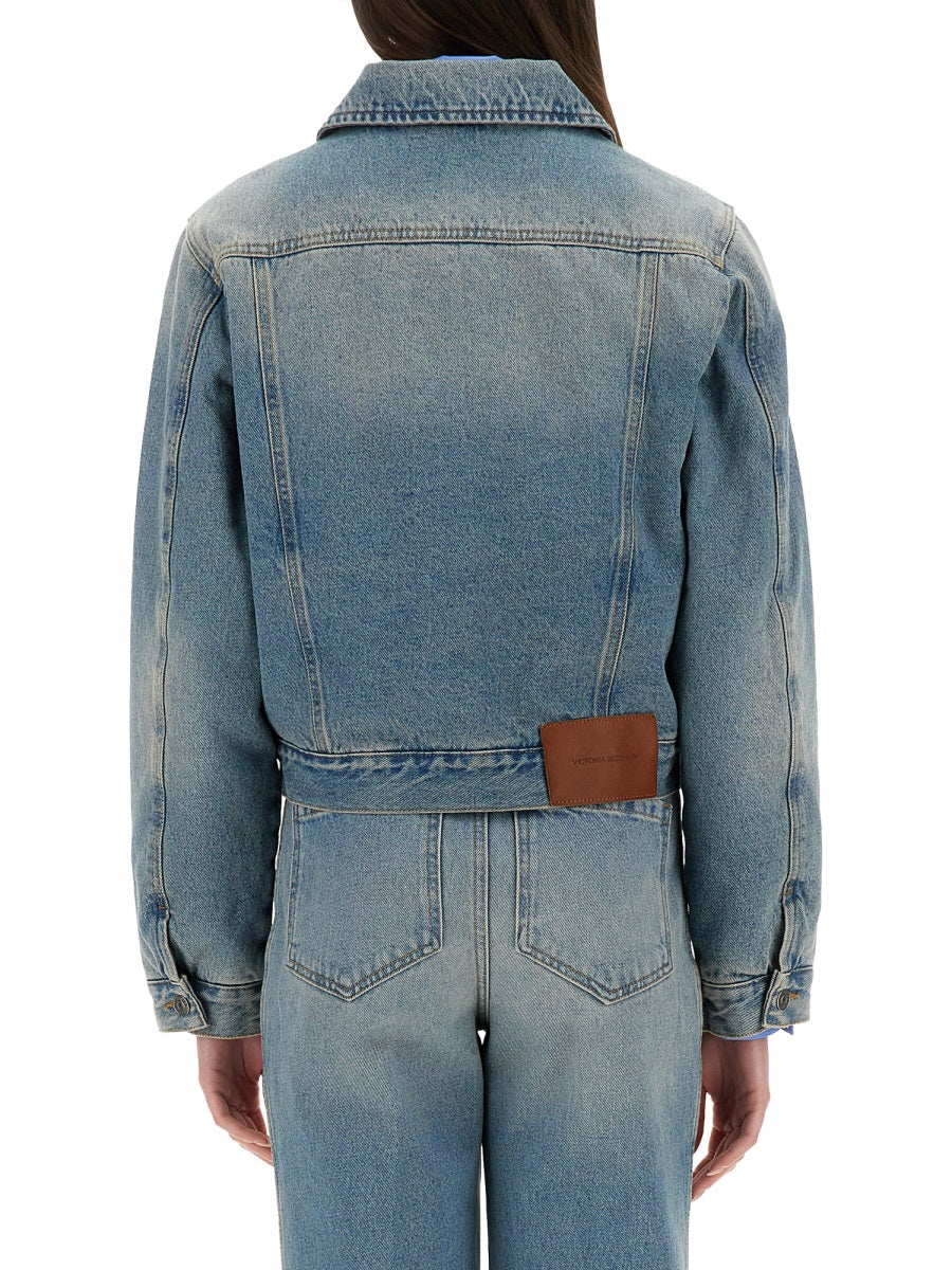 Victoria Beckham Jackets - Blue | Wanan Luxury