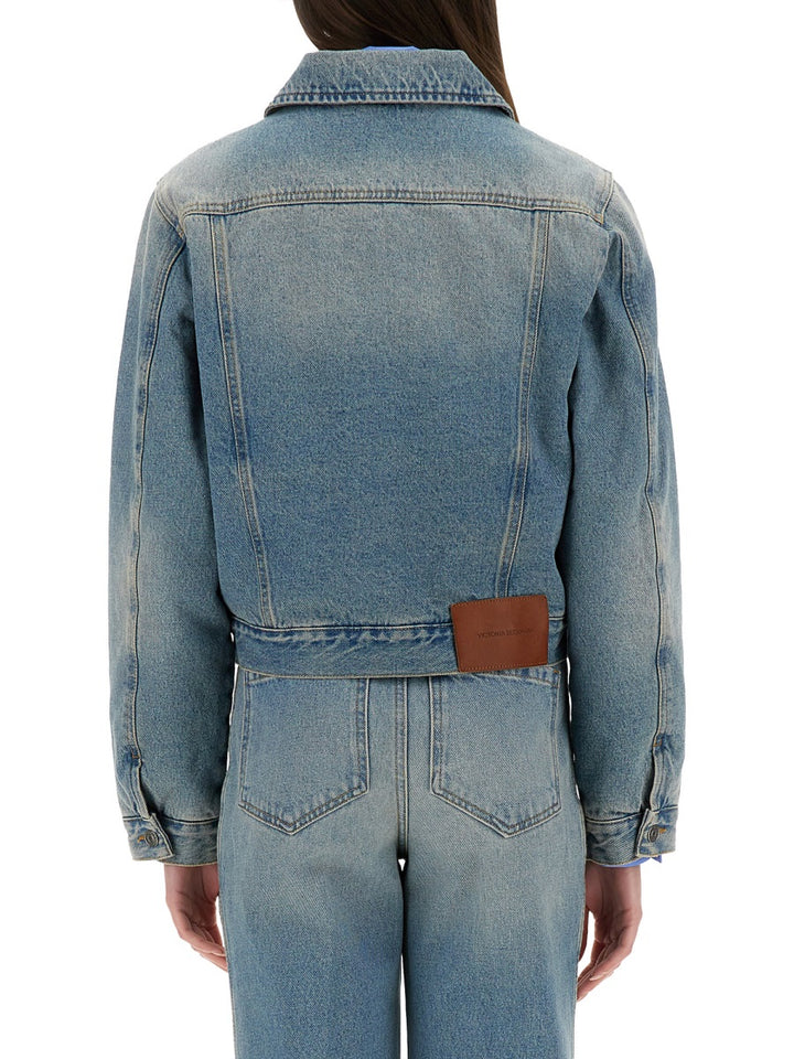 Victoria Beckham Jackets - Blue | Wanan Luxury