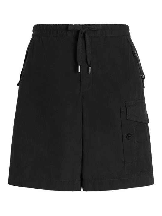 Waxed Faille Bermuda Shorts