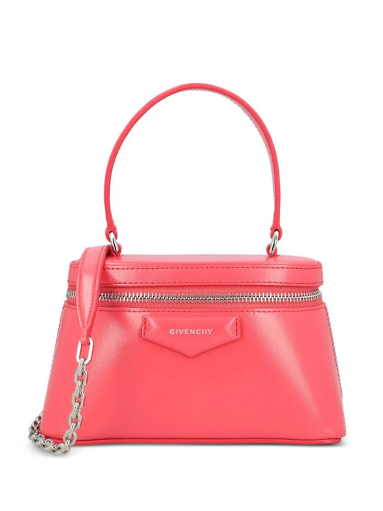 Antigona Vanity Bag In Box Leather With Chain