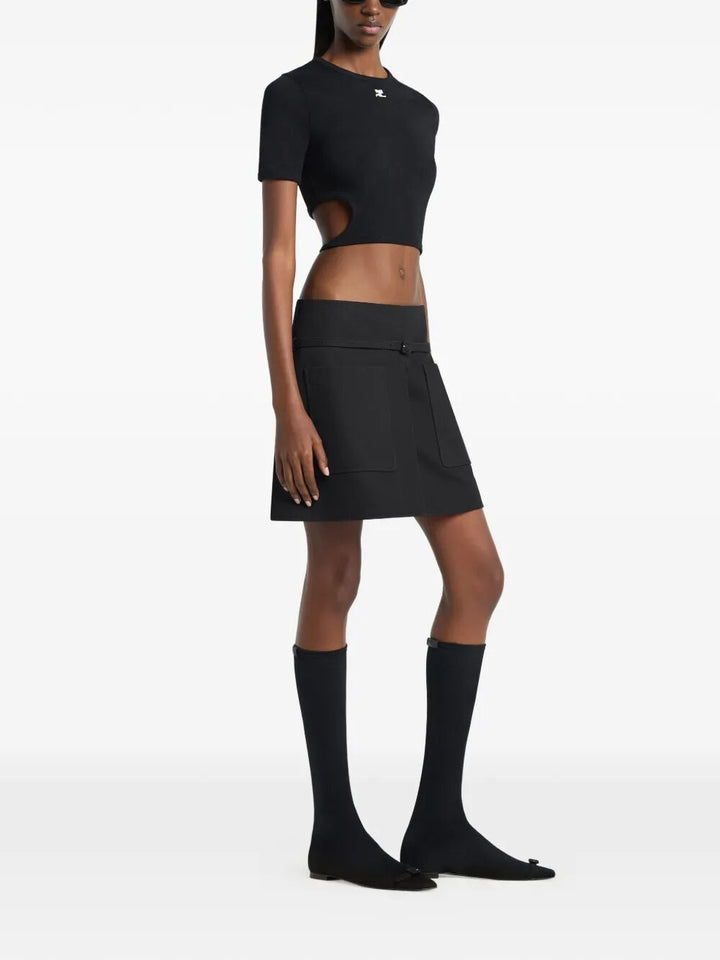 Courreges T-shirts - Black | 29d0897161b7e20f01fc16905a916e6ad71b15b3