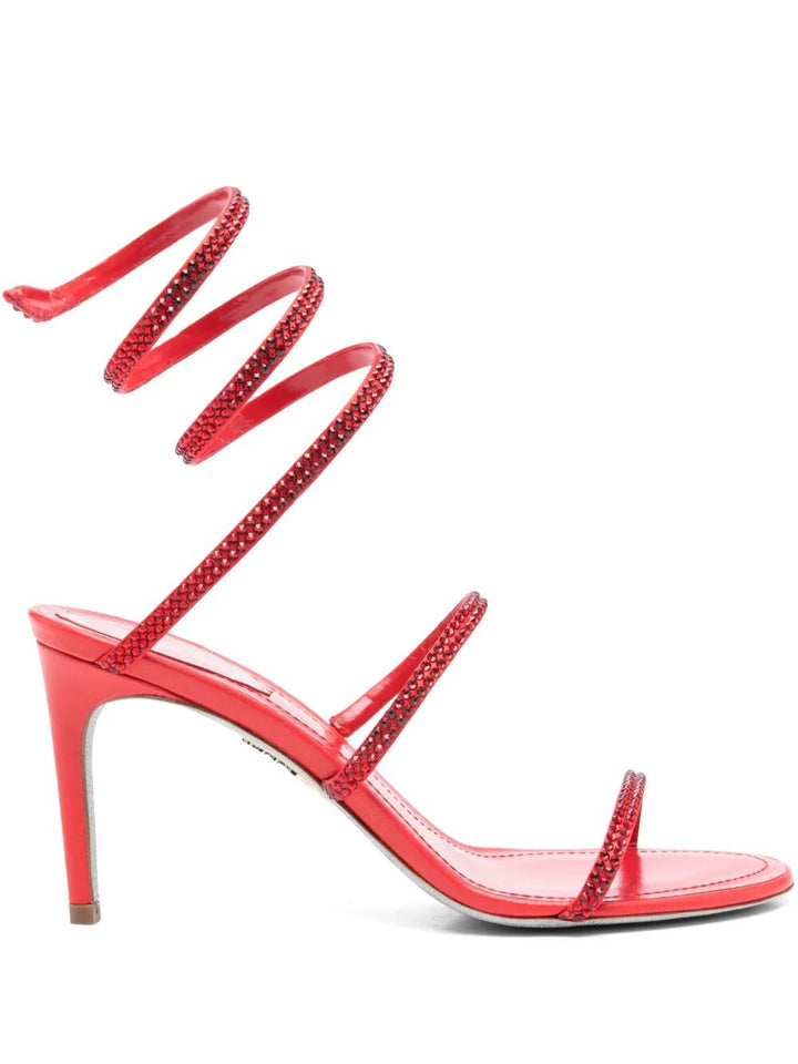 Rene Caovilla Sandals - Red | c258481e4098b44d173ef6af11758ac2aa14bbbf