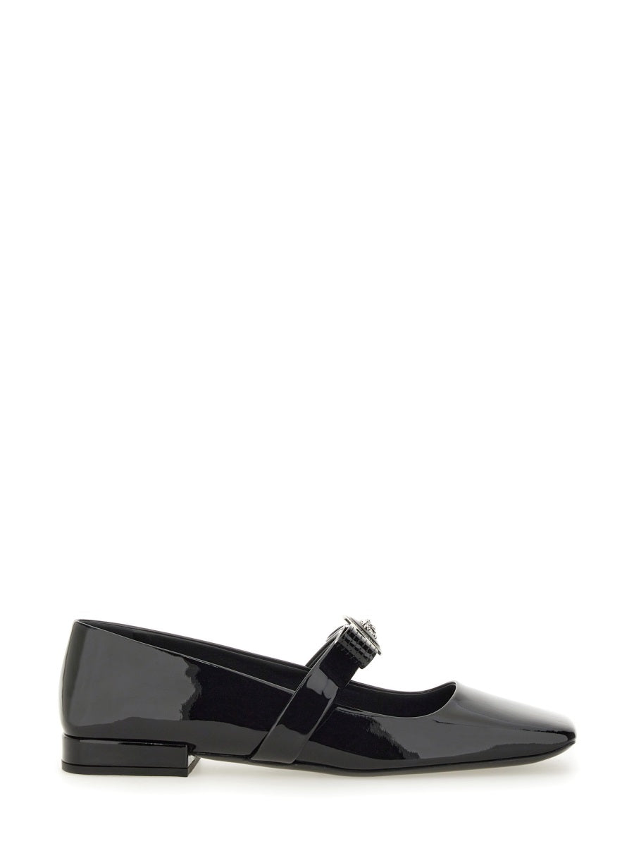 Versace Flat Shoes - Black | Wanan Luxury
