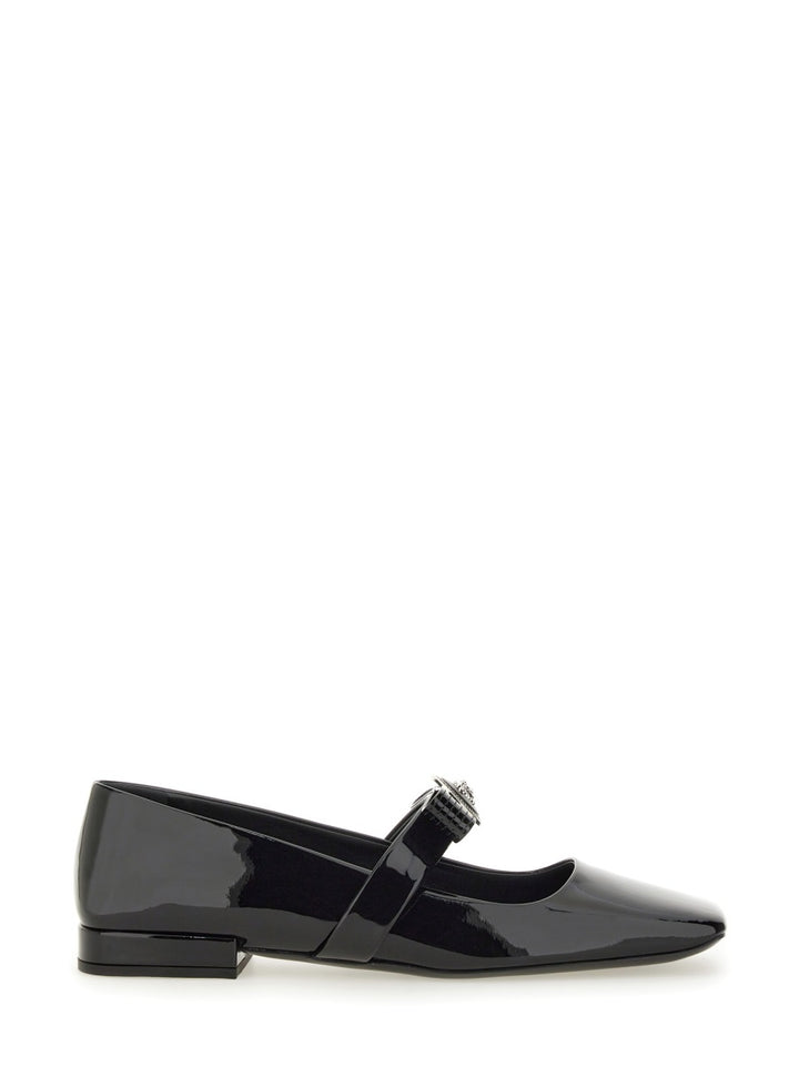 Versace Flat Shoes - Black | Wanan Luxury
