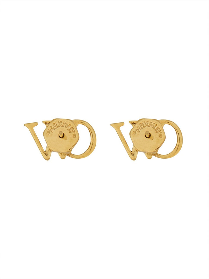 Off-White Earrings - Gold | Wanan Luxury