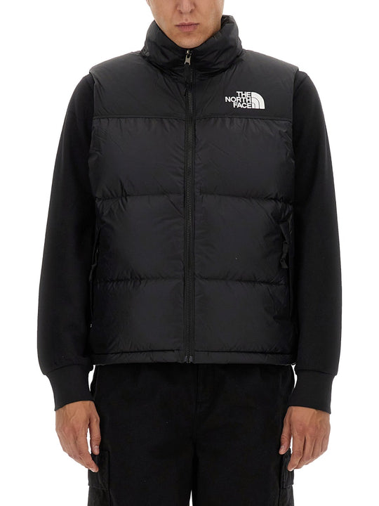 Sleeveless Down Jacket With Logo