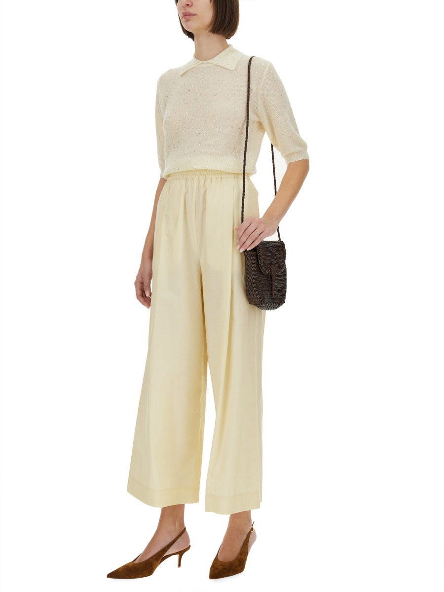 Fabiana Filippi Pants - Beige | Wanan Luxury