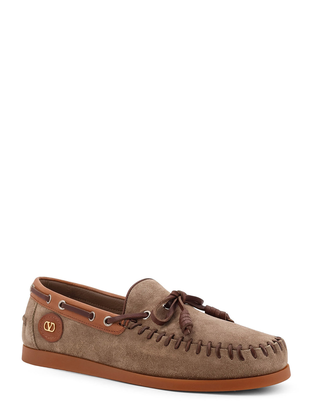 Valentino Garavani Flat shoes - DARK KHAKI/TOBACCO/BARK BROWN | 565204f2e793e9b809dbe153300c024a29b156b2