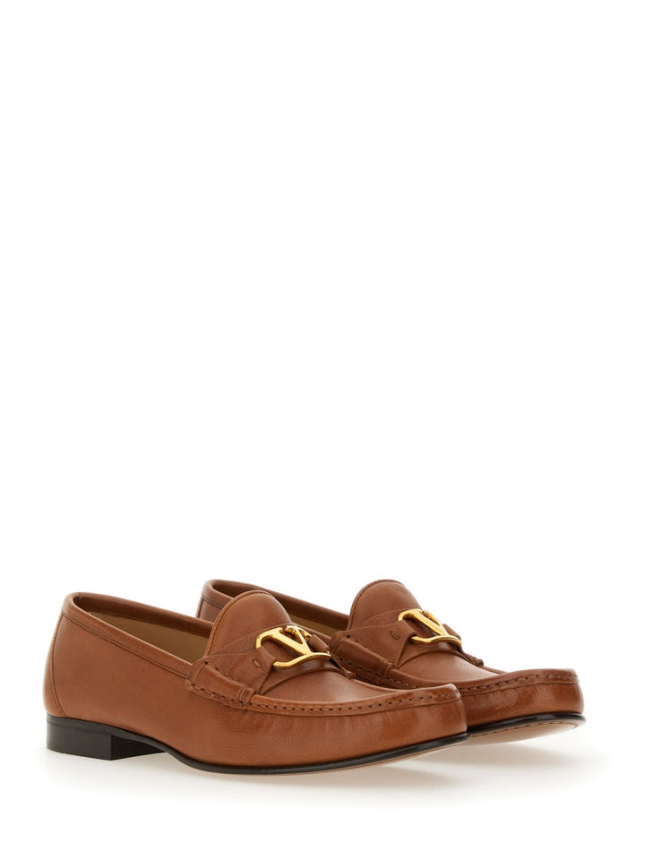 Valentino Garavani Loafers - Brown | Wanan Luxury