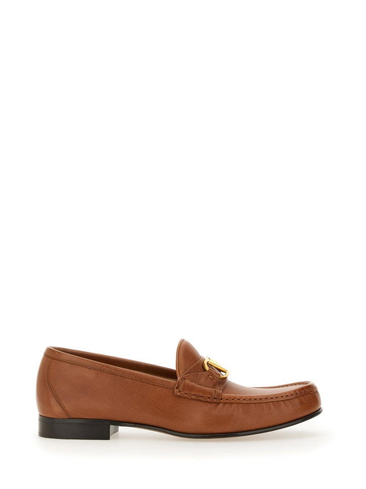 Valentino Garavani Loafers - Brown | Wanan Luxury