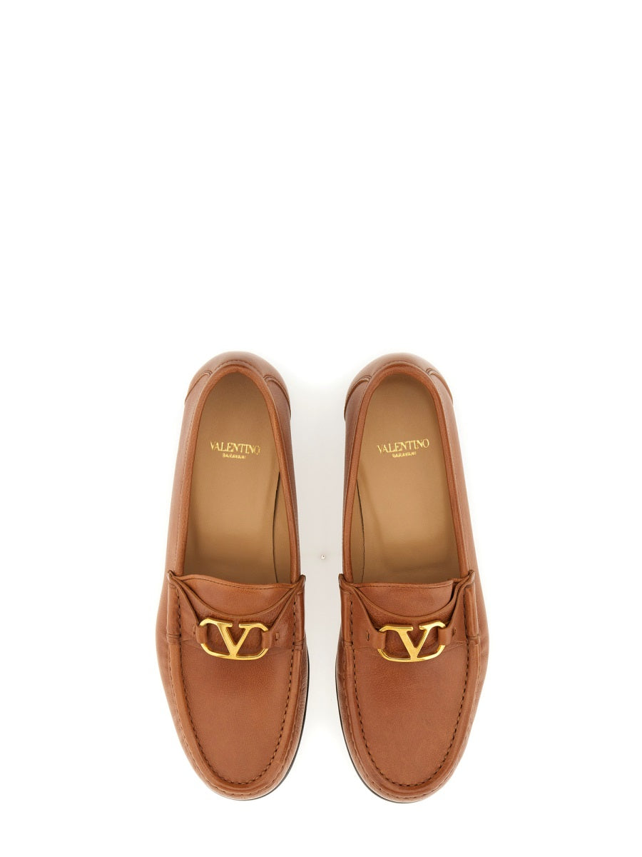 Valentino Garavani Loafers - Brown | Wanan Luxury