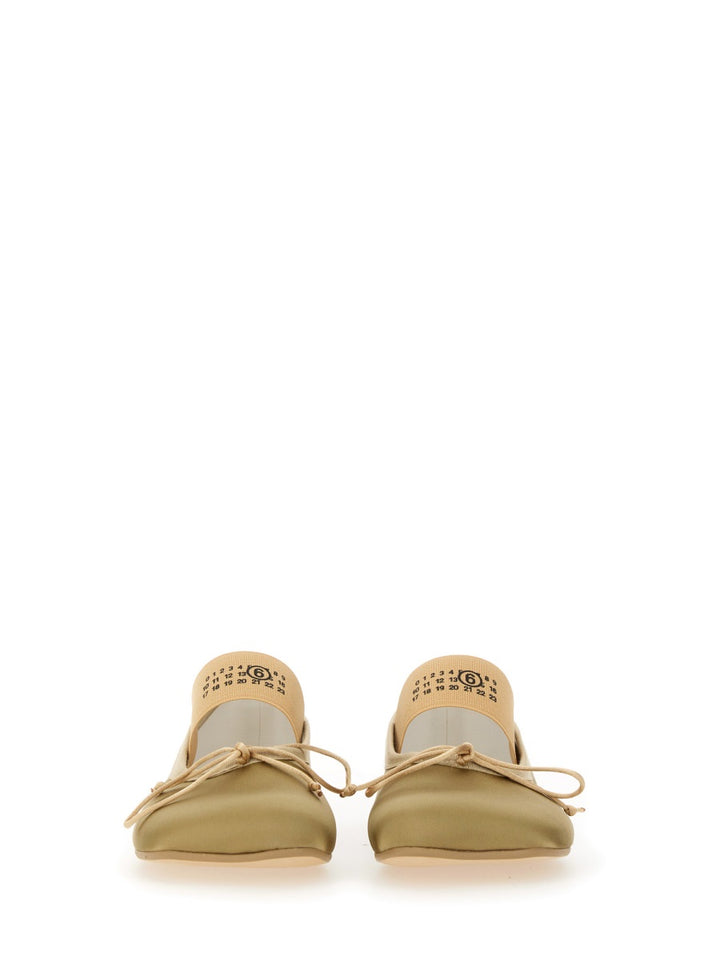MM6 Maison Margiela Flat Shoes - Beige | Wanan Luxury
