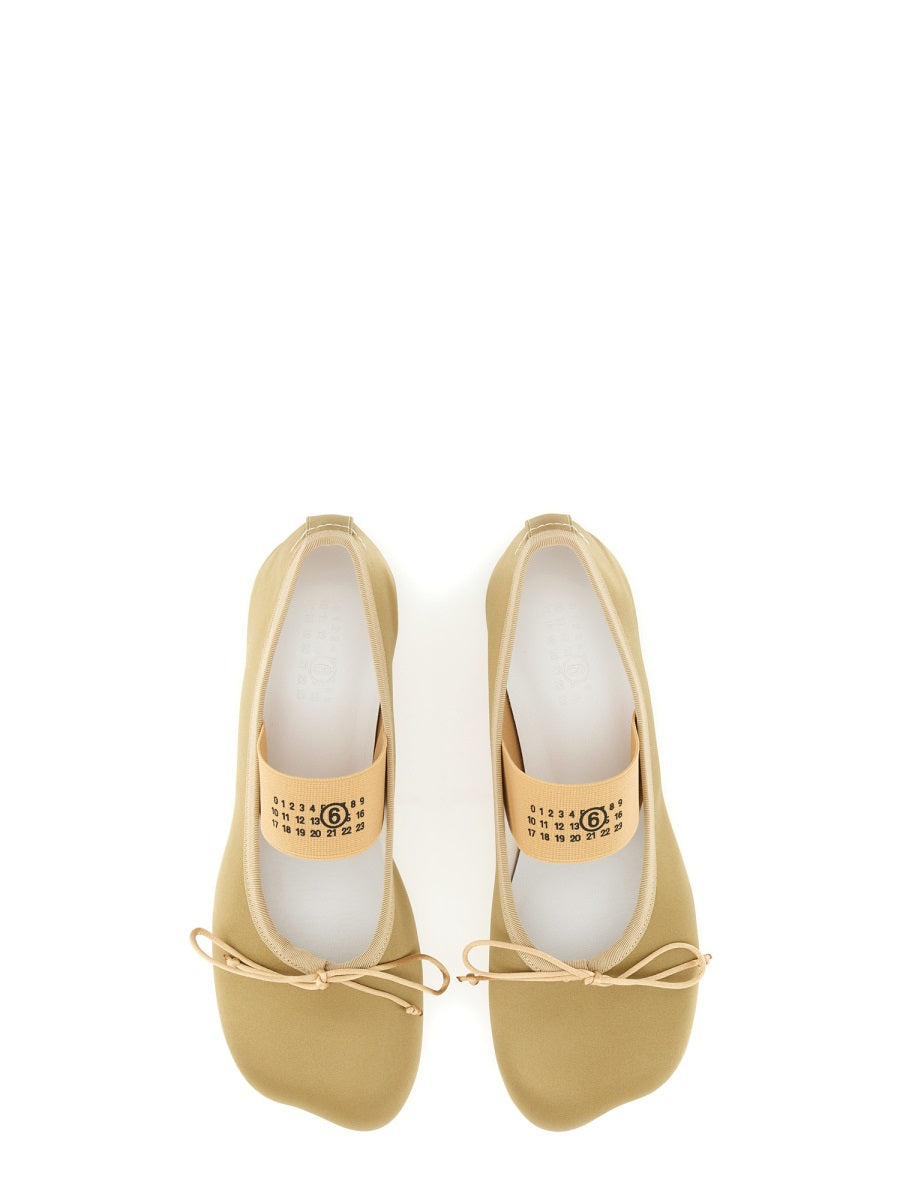 MM6 Maison Margiela Flat Shoes - Beige | Wanan Luxury
