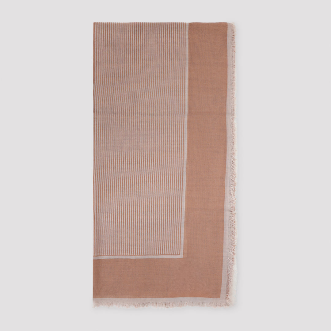 Saint Laurent Scarves - Brown | 89951e1a47b0faf5bb22ba553c61a04db60e135b