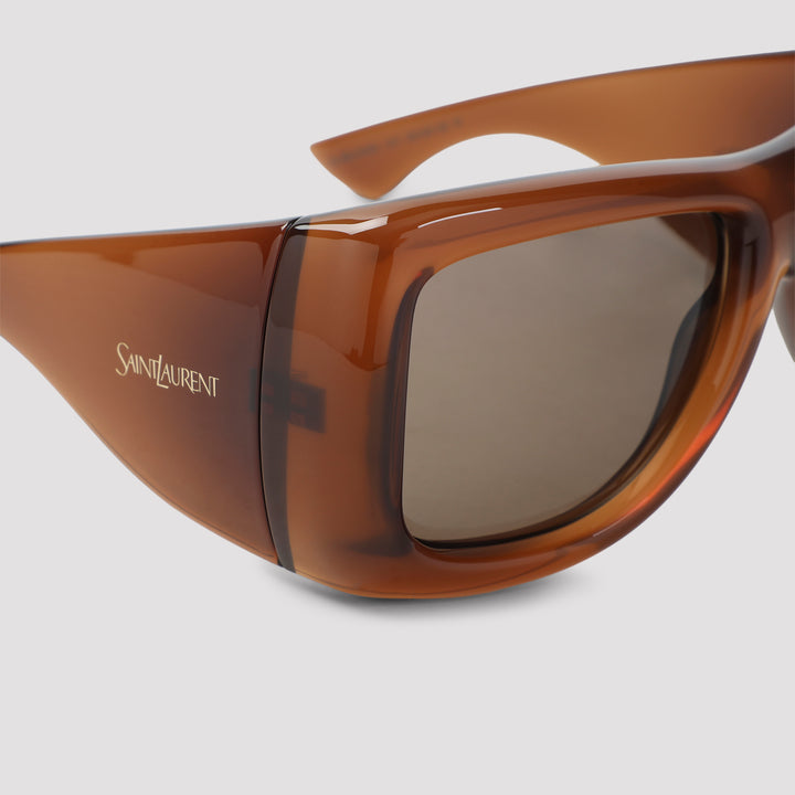 Saint Laurent GLASSES - Brown | bac9c4cb16f0b42301ceb9fe70fe03452ae7a735