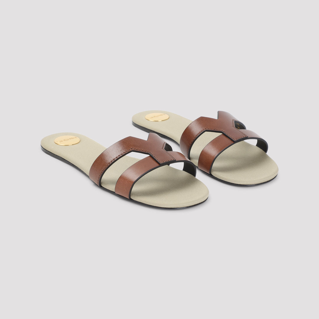 Saint Laurent Sandals - Brown | aa52eb0407bca9ba188009a1ca4bc04f4397a4b9