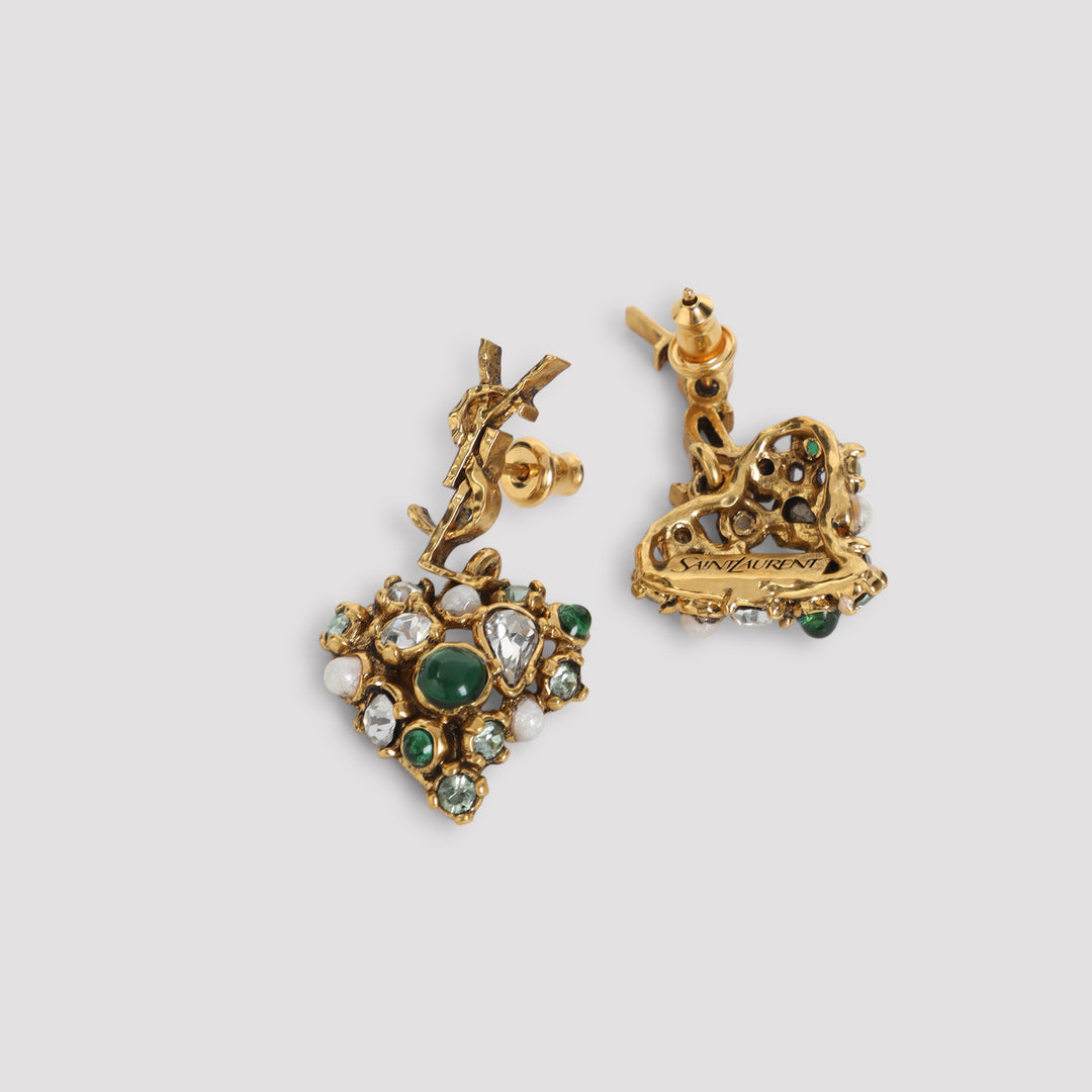 Saint Laurent Earrings - Metallic | 6aa0760420646c7fa7ade81d4dfebe04f9e06f18