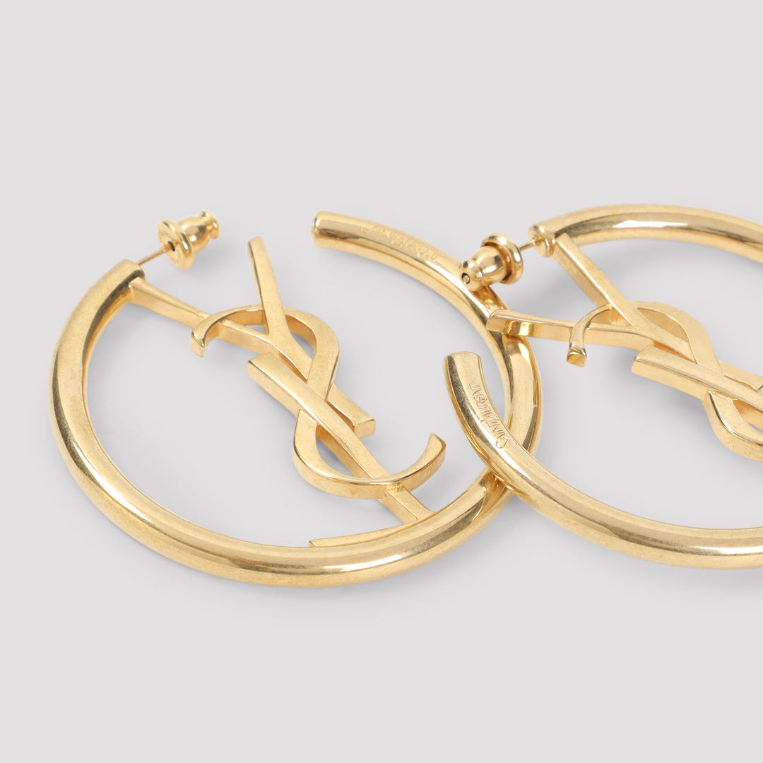 Saint Laurent Earrings - Metallic | 0bd14a92ce53fd90356f4b108b93dec50737a383