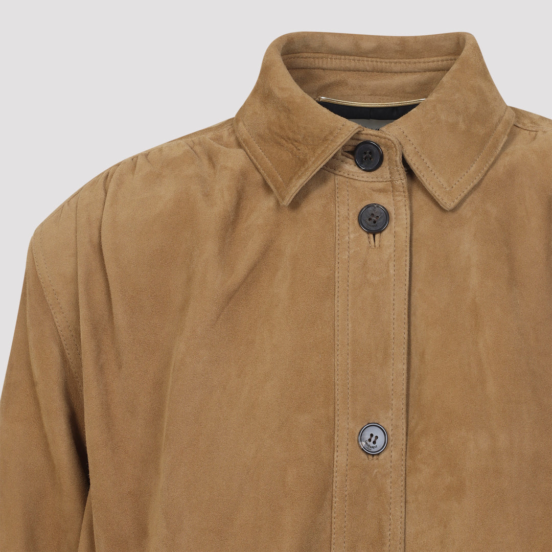 Saint Laurent Jackets - Brown | b5e2113e85483d5006ddad38767e9b909db114f4