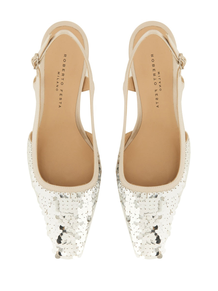 Roberto Festa pumps - Silver | Wanan Luxury