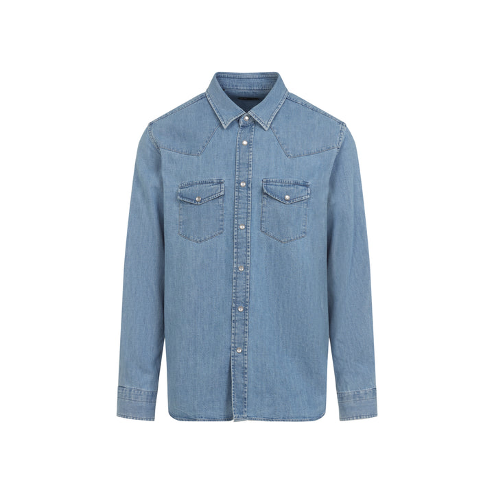 Tom Ford Shirts - Blue | ca8ed4bf136e3d51b228313beacafada8b15acf7